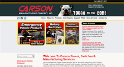 Desktop Screenshot of carson-mfg.com